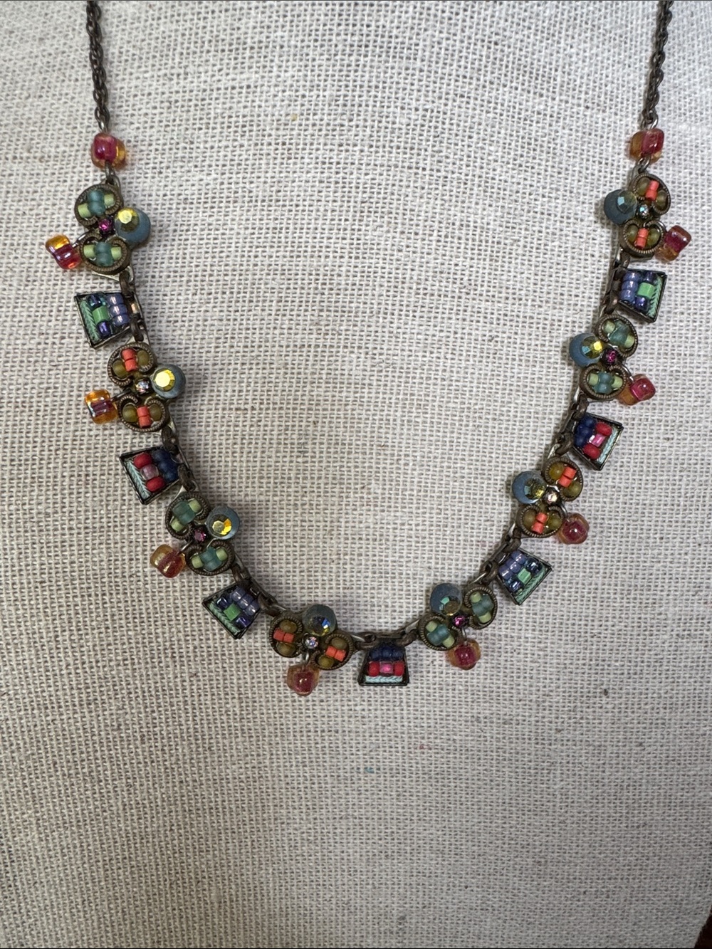 Ayala Bar Multicolor Beaded Statement Necklace - Women's Jewelry